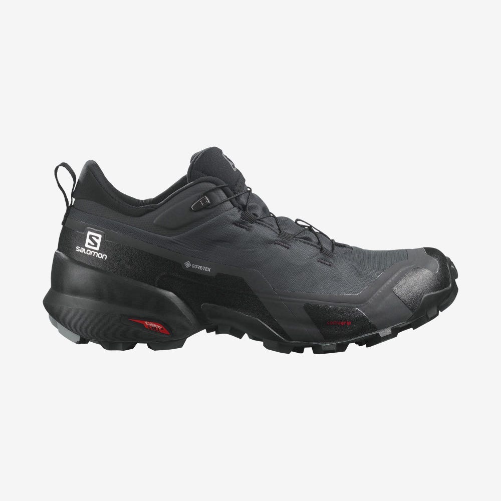 Salomon CROSS HIKE GORE-TEX Wanderschuhe Herren Schwarz | HCF-168530