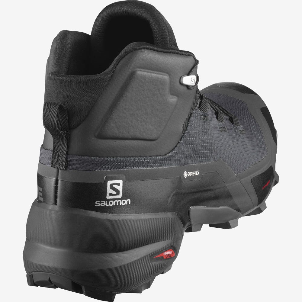 Salomon CROSS HIKE MID GORE-TEX Wanderschuhe Herren Schwarz | GNQ-518907