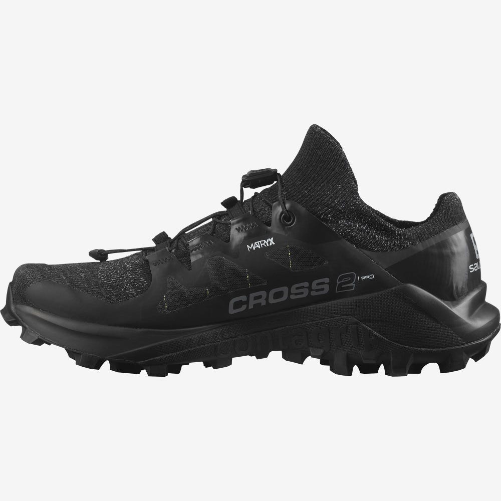 Salomon CROSS PRO 2 Trailrunning Schuhe Damen Schwarz | YTB-186739