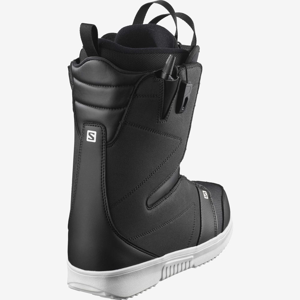 Salomon FACTION Snowboard-stiefel Herren Schwarz/Weiß/Schwarz | XUJ-984105