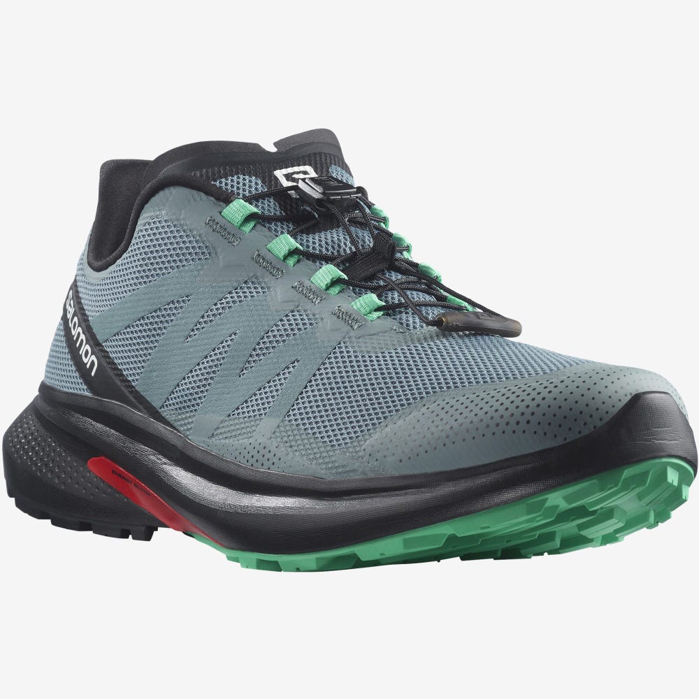 Salomon HYPULSE Trailrunning Schuhe Herren Blau/Schwarz/Mintfarben | OAV-369740