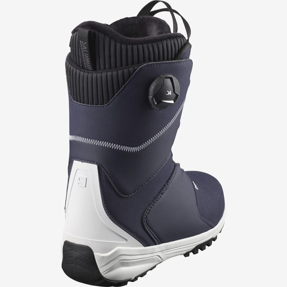 Salomon KIANA DUAL BOA Snowboard-stiefel Damen Blau/Weiß | BQZ-924761