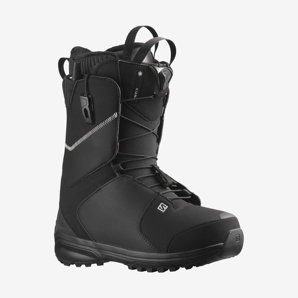 Salomon KIANA Snowboard-stiefel Damen Schwarz/Silber | ULI-645021