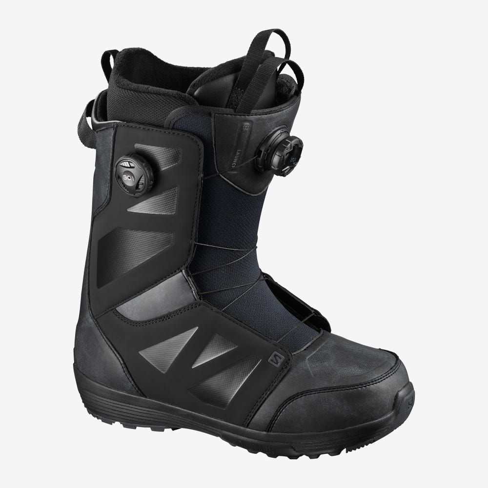 Salomon LAUNCH BOA SJ BOA Snowboard-stiefel Herren Schwarz | FRB-301685