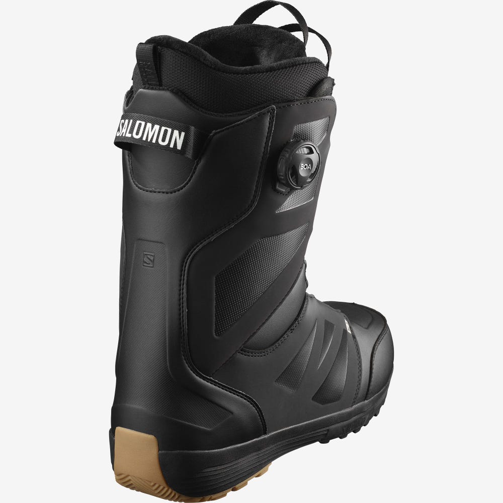 Salomon LAUNCH BOA SJ BOA Snowboard-stiefel Herren Schwarz/Weiß | JKA-187462