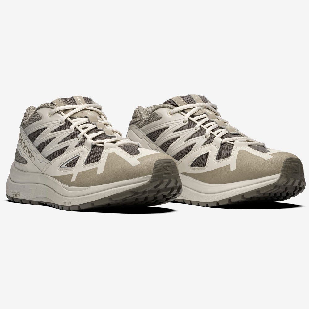 Salomon ODYSSEY 1 ADVANCED Sneaker Damen Khaki/Braun | DZC-912457