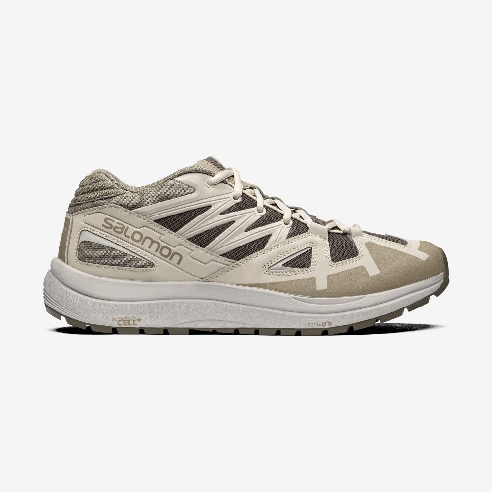 Salomon ODYSSEY 1 ADVANCED Sneaker Damen Khaki/Braun | DZC-912457