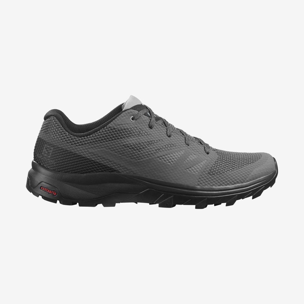 Salomon OUTLINE Wanderschuhe Herren Grau/Schwarz | UTM-514036