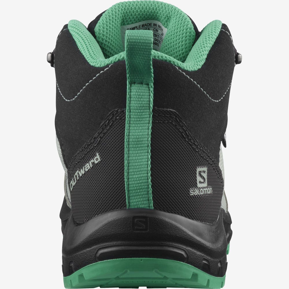 Salomon OUTWARD CLIMASALOMON™ WATERPROOF Wanderschuhe Kinder HellTürkis/Grau/Mintfarben | ARZ-395721