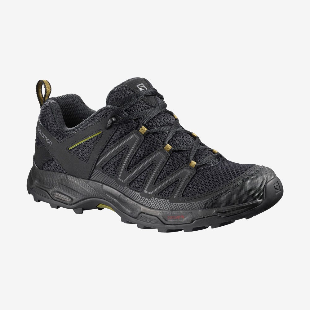 Salomon PATHFINDER Wanderschuhe Herren Schwarz | KUV-016389