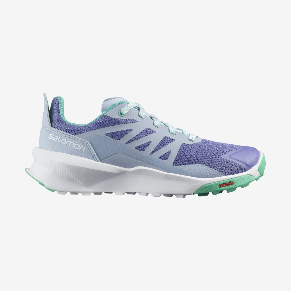 Salomon PATROL Wanderschuhe Kinder Blau/Mintfarben | UCJ-952083