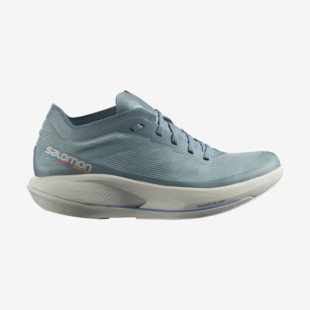 Salomon PHANTASM Laufschuhe Damen Blau/Weiß | TWI-219405