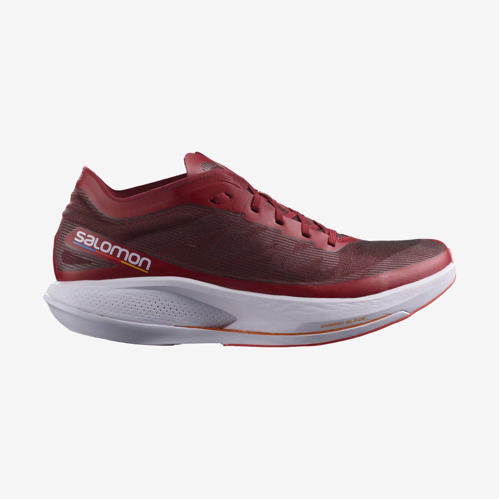 Salomon PHANTASM Laufschuhe Herren Rot/Lila/Orange | DFV-231609