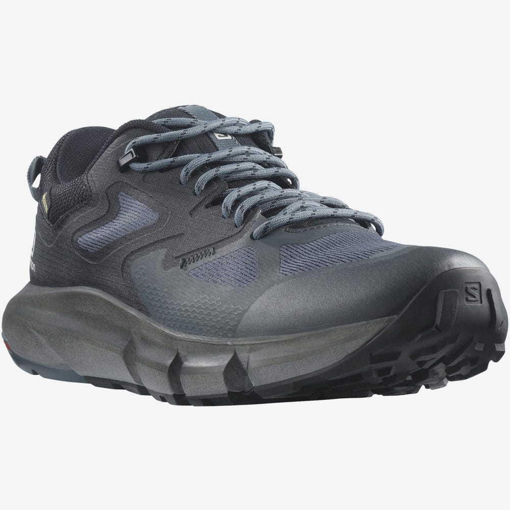 Salomon PREDICT HIKE GORE-TEX Wanderschuhe Herren Grau/Schwarz | JNC-610549