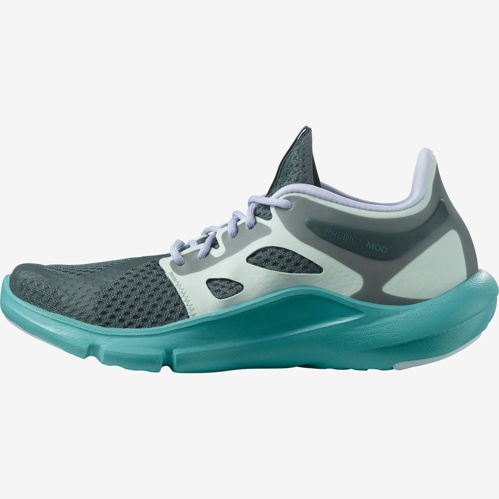 Salomon PREDICT MOD Laufschuhe Damen Grau/Lila | KSW-081567