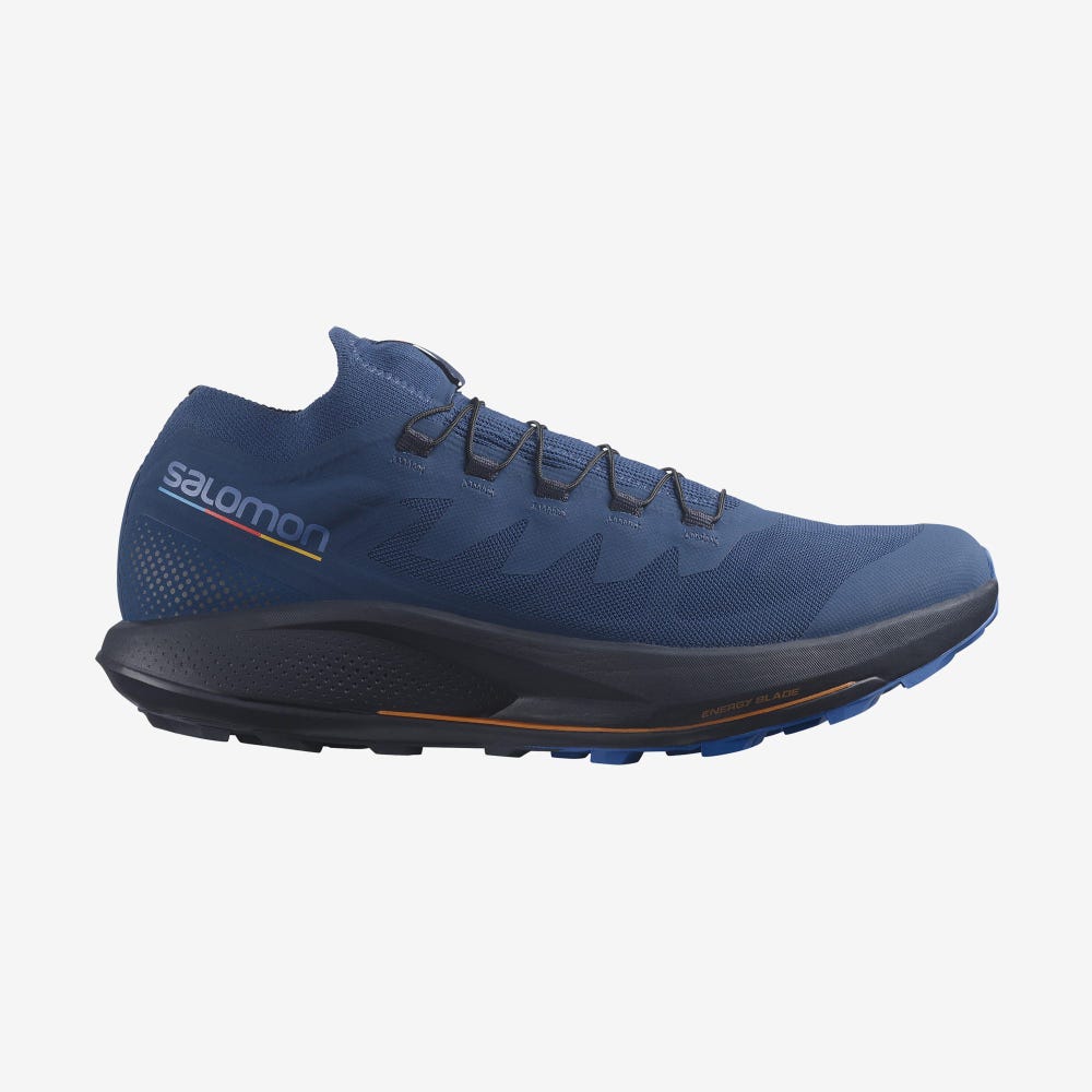 Salomon PULSAR TRAIL PRO Trailrunning Schuhe Herren Blau | WHE-296873