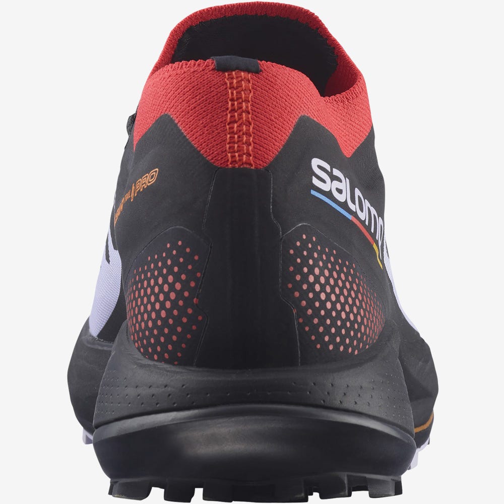 Salomon PULSAR TRAIL PRO Trailrunning Schuhe Herren Lila/Rot/Schwarz | XOH-546028