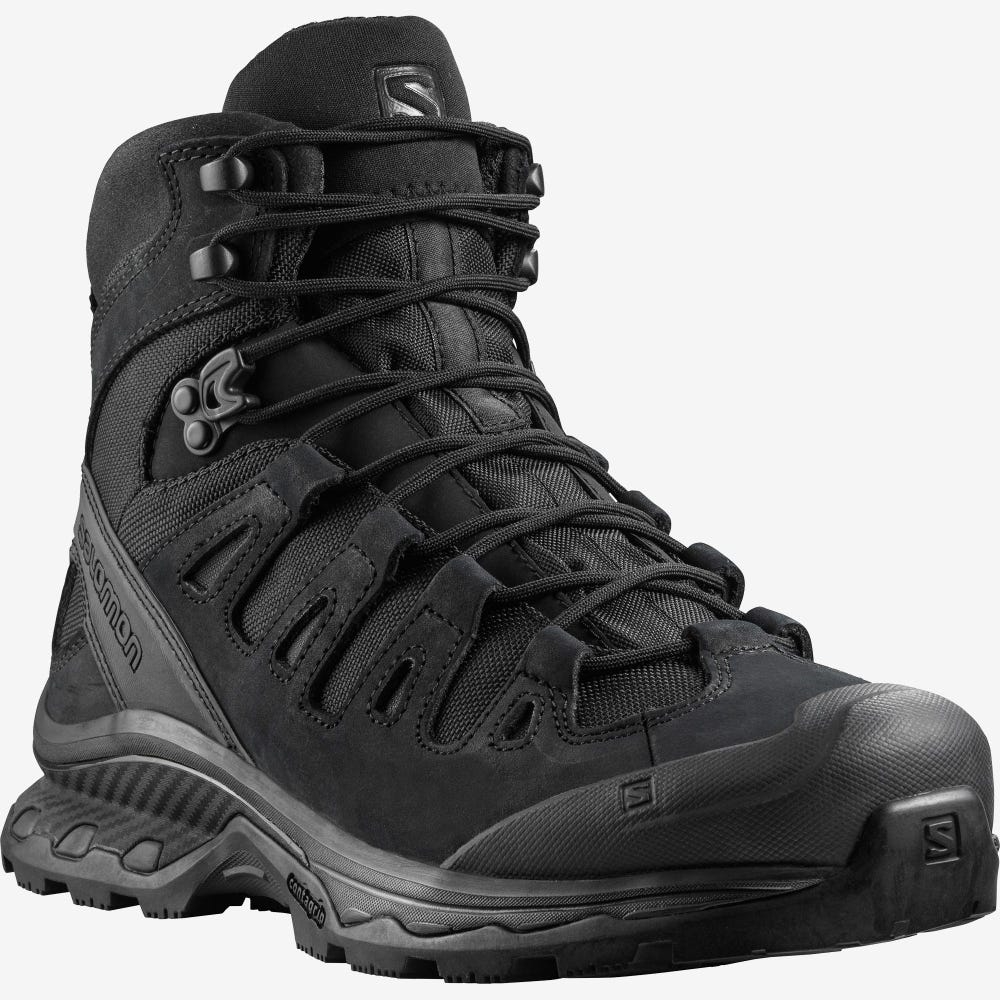 Salomon QUEST 4D FORCES 2 EN Taktische Stiefel Herren Schwarz | AVZ-429017