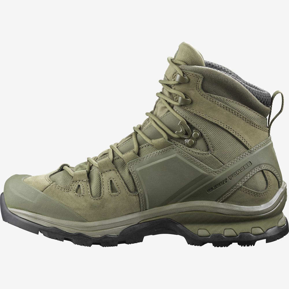 Salomon QUEST 4D FORCES 2 EN Taktische Stiefel Herren Grün | YBW-916384