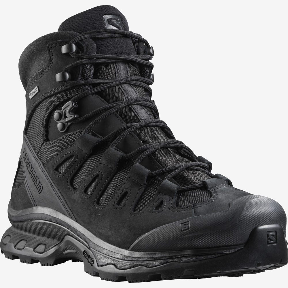 Salomon QUEST 4D GORE-TEX FORCES 2 EN Taktische Stiefel Damen Schwarz | KGQ-406257