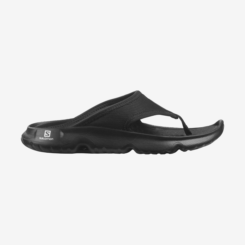 Salomon REELAX BREAK 5.0 Flip Flops Damen Schwarz | FUL-348051