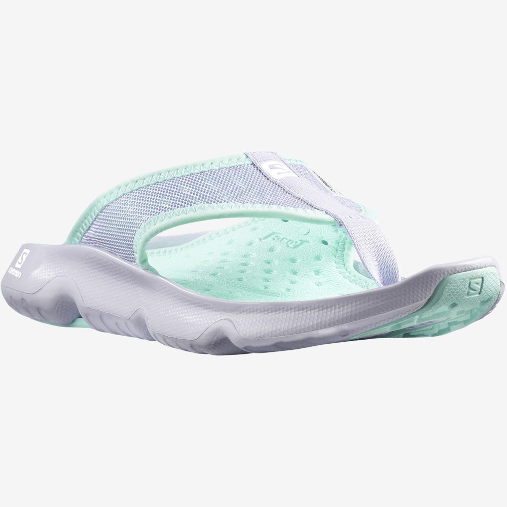 Salomon REELAX BREAK 5.0 Flip Flops Damen Lila/Türkis | GNW-841235