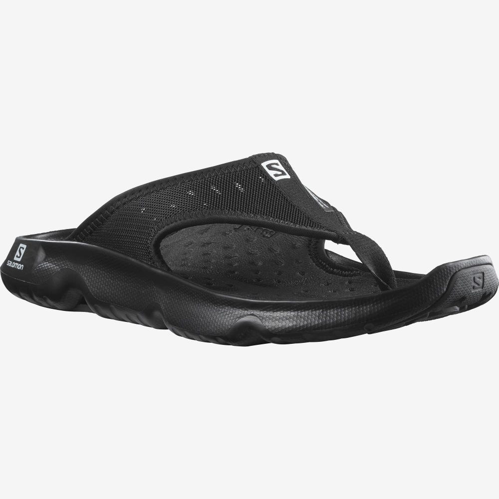 Salomon REELAX BREAK 5.0 Flip Flops Herren Schwarz | MQR-503469