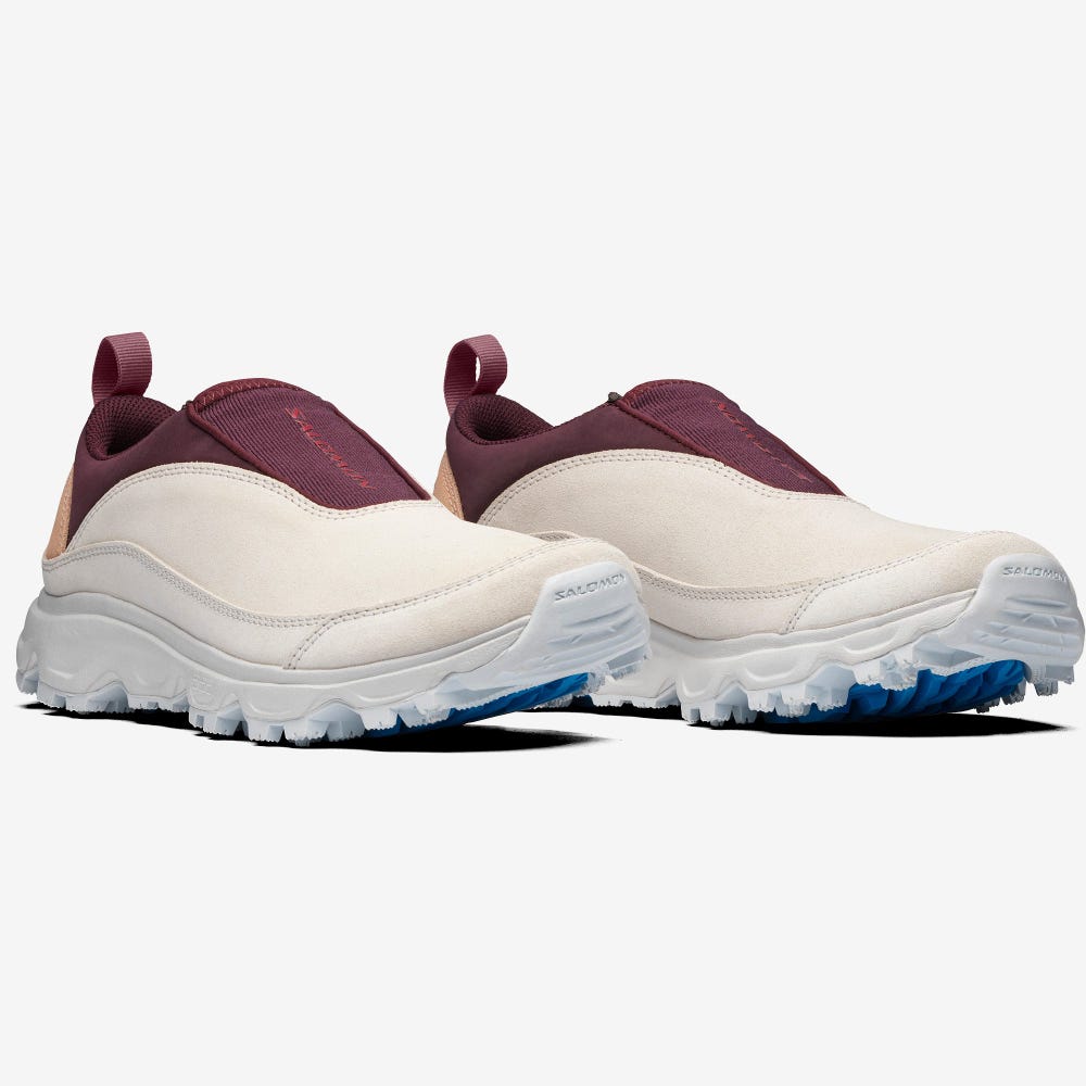 Salomon RX SNOW MOC 2 ADVANCED Sneaker Damen Beige/Bordeaux | KFH-864031