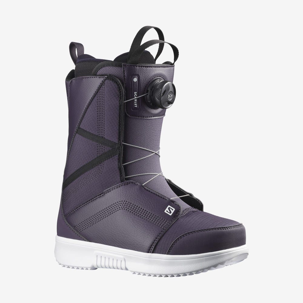 Salomon SCARLET BOA Snowboard-stiefel Damen Weiß | OBX-194567