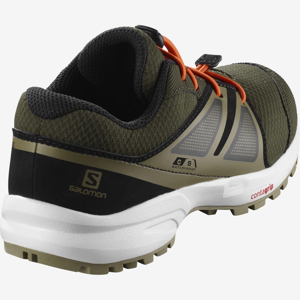 Salomon SENSE CLIMASALOMON™ WATERPROOF Trailrunning Schuhe Kinder Schwarz | IJY-530961