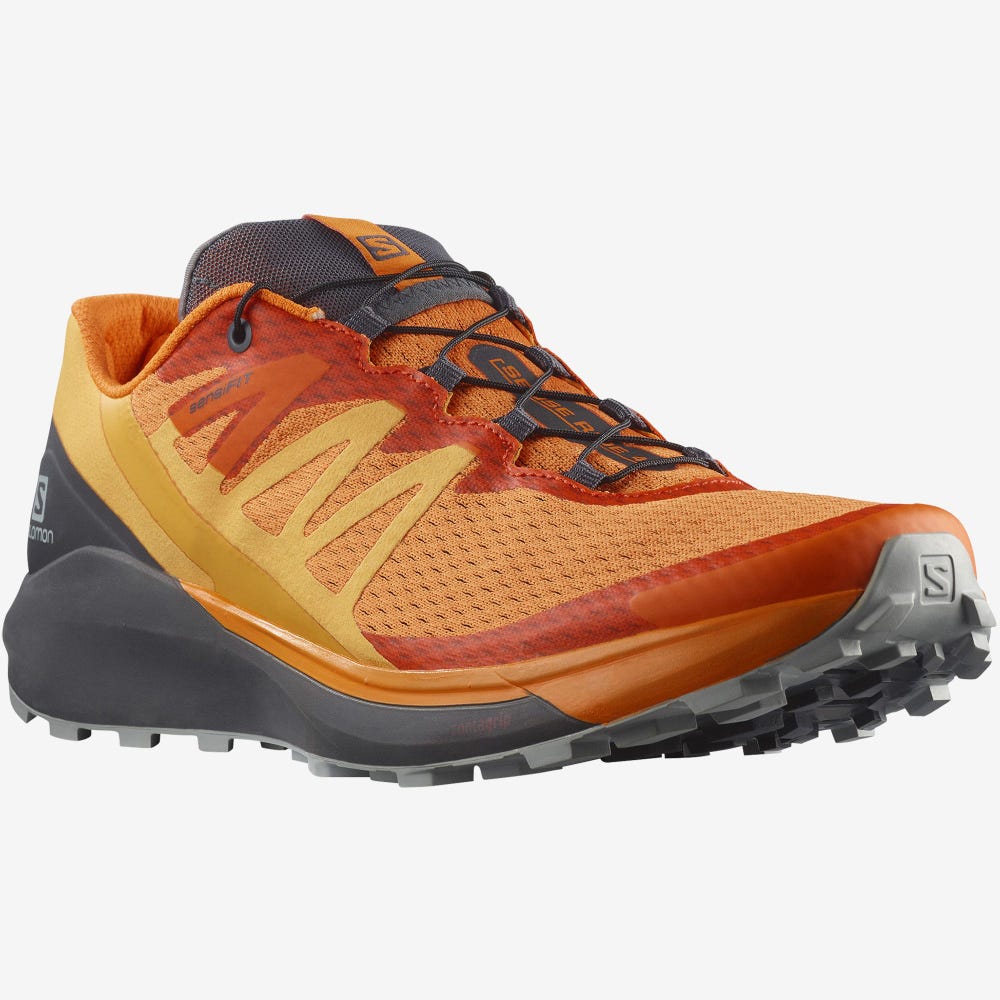 Salomon SENSE RIDE 4 Trailrunning Schuhe Herren Orange | GNZ-671329