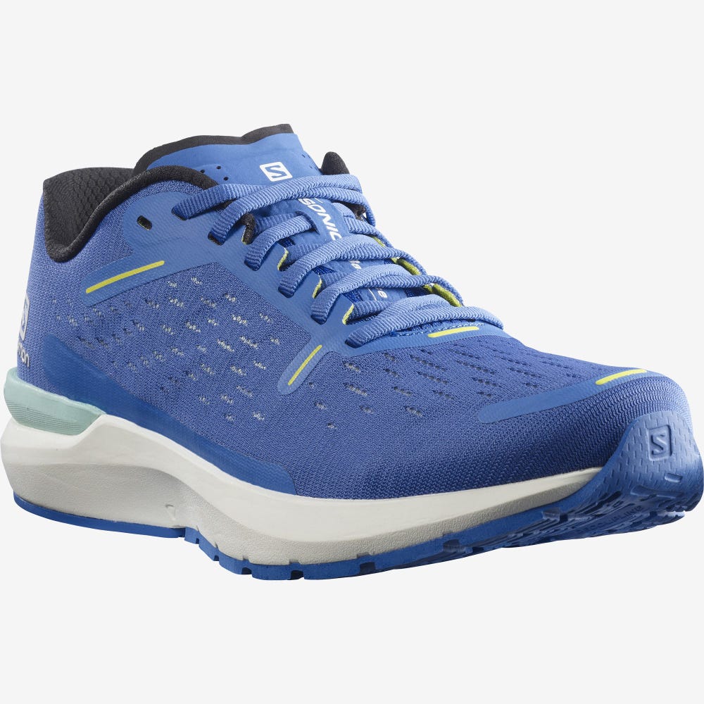 Salomon SONIC 4 Balance Laufschuhe Herren Blau/Weiß | YIJ-501862