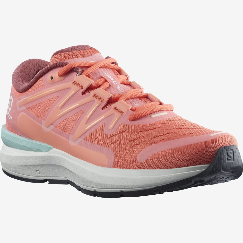 Salomon SONIC 4 Confidence Laufschuhe Damen Weiß | KSI-048591