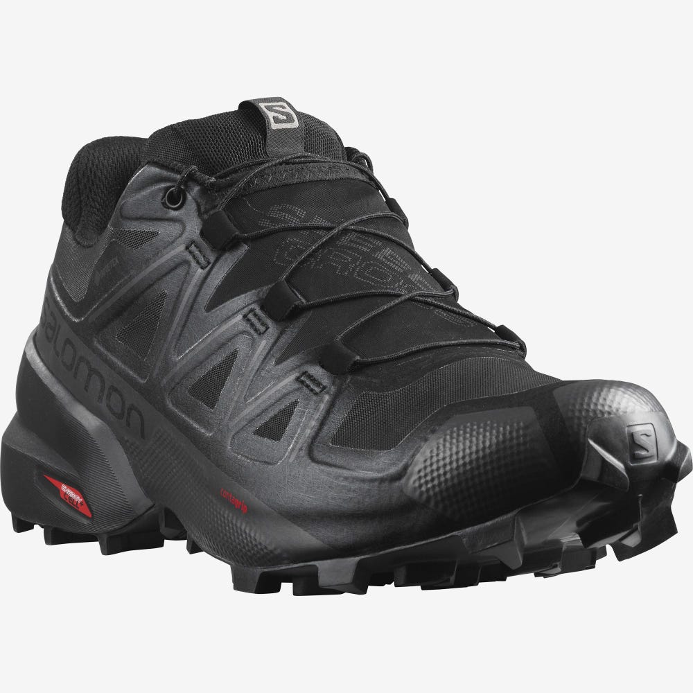 Salomon SPEEDCROSS 5 GORE-TEX Trailrunning Schuhe Herren Schwarz | LKZ-357248