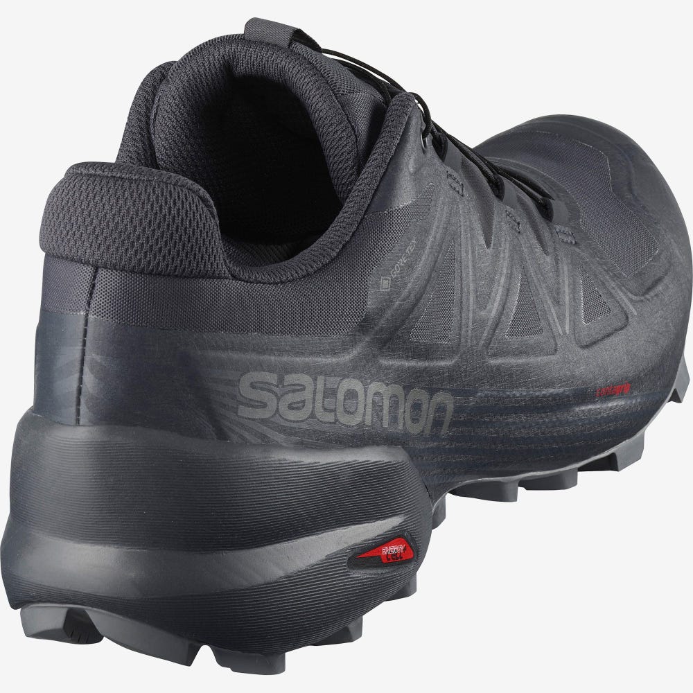 Salomon SPEEDCROSS 5 GTX NOCTURNE Trailrunning Schuhe Damen Grau/Schwarz | EIC-486579