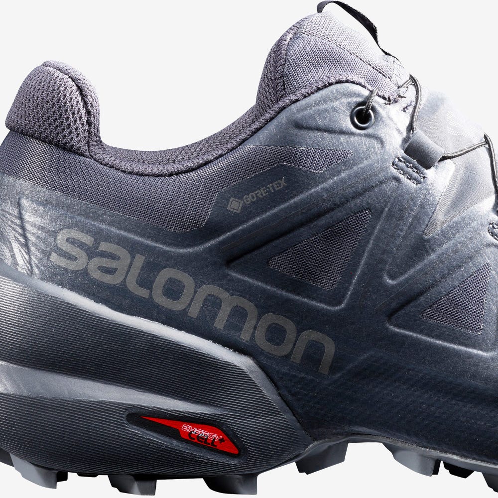 Salomon SPEEDCROSS 5 GTX NOCTURNE Trailrunning Schuhe Damen Grau/Schwarz | EIC-486579