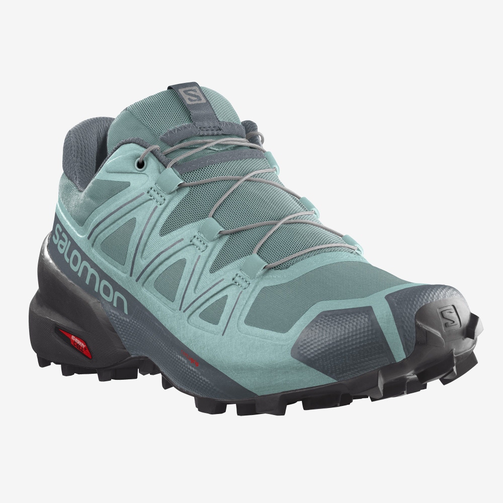 Salomon SPEEDCROSS 5 Trailrunning Schuhe Damen Grün | MXA-436921