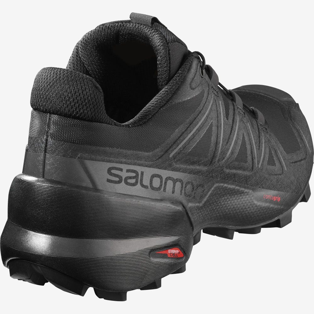 Salomon SPEEDCROSS 5 Trailrunning Schuhe Damen Schwarz | QET-491627