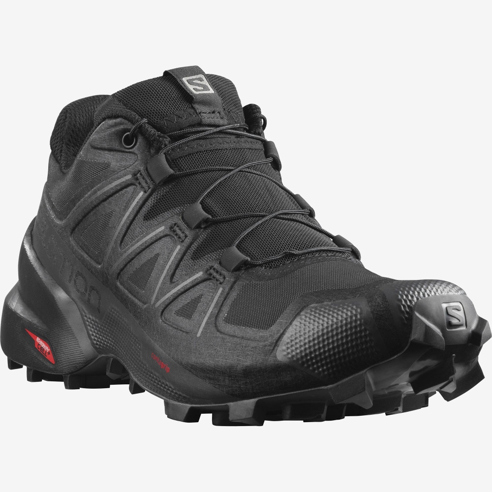 Salomon SPEEDCROSS 5 Trailrunning Schuhe Damen Schwarz | QET-491627