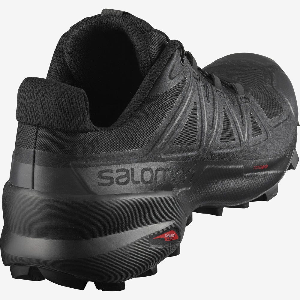 Salomon SPEEDCROSS 5 WIDE Trailrunning Schuhe Herren Schwarz | FNI-358927