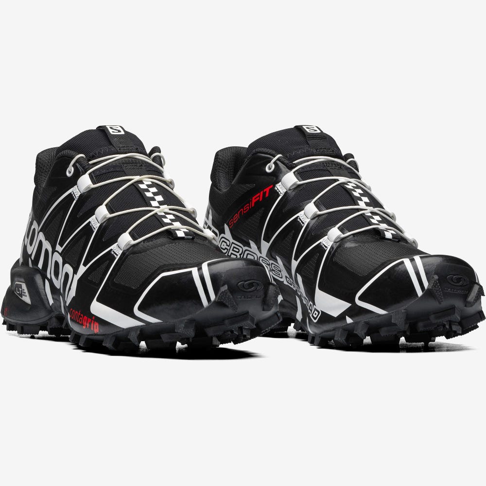 Salomon SPEEDCROSS OFFROAD Sneaker Herren Schwarz/Weiß | APF-638170