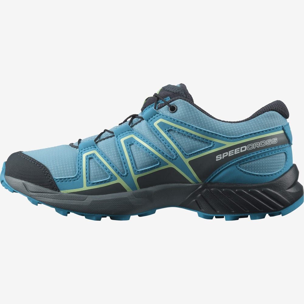 Salomon SPEEDCROSS Trailrunning Schuhe Kinder Blau | KWO-496285