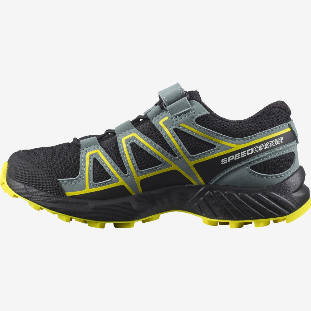 Salomon SPEEDCROSS Trailrunning Schuhe Kinder Schwarz | MBP-705263