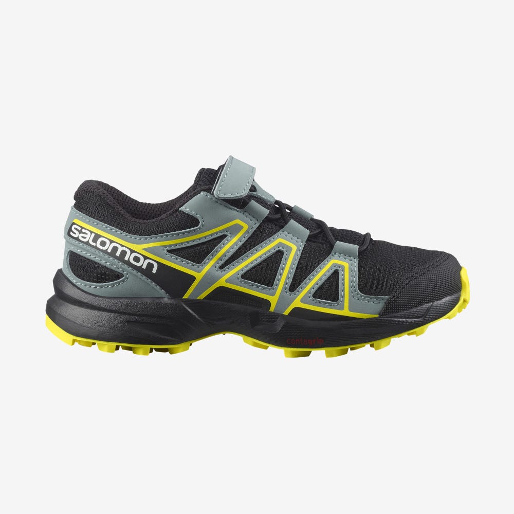 Salomon SPEEDCROSS Trailrunning Schuhe Kinder Schwarz | MBP-705263