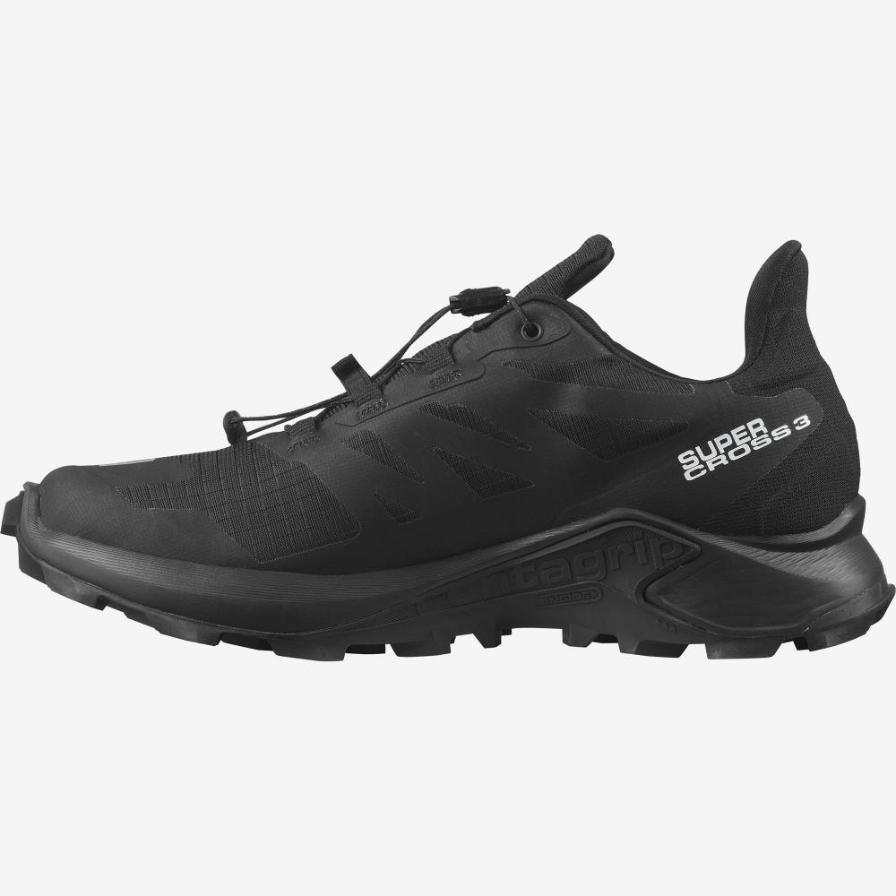 Salomon SUPERCROSS 3 GORE-TEX Trailrunning Schuhe Damen Schwarz | AKS-561928