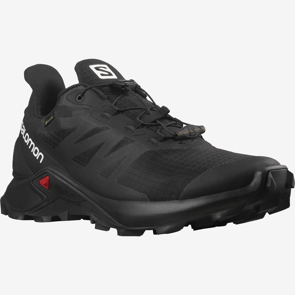 Salomon SUPERCROSS 3 GORE-TEX Trailrunning Schuhe Herren Schwarz | OLM-720695