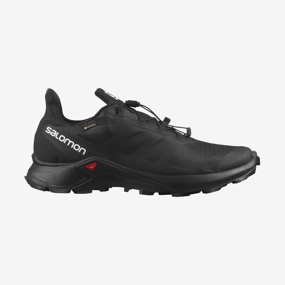 Salomon SUPERCROSS 3 GORE-TEX Trailrunning Schuhe Herren Schwarz | OLM-720695