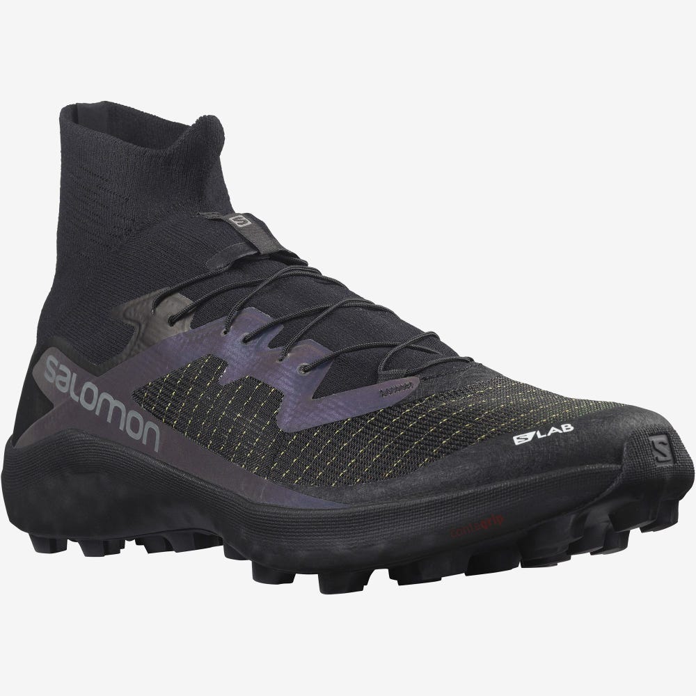 Salomon S/LAB CROSS 2 Trailrunning Schuhe Herren Schwarz | IAG-976423