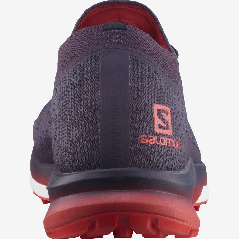 Salomon S/LAB ULTRA 3 Trailrunning Schuhe Herren Lila/Rot | SOI-485971