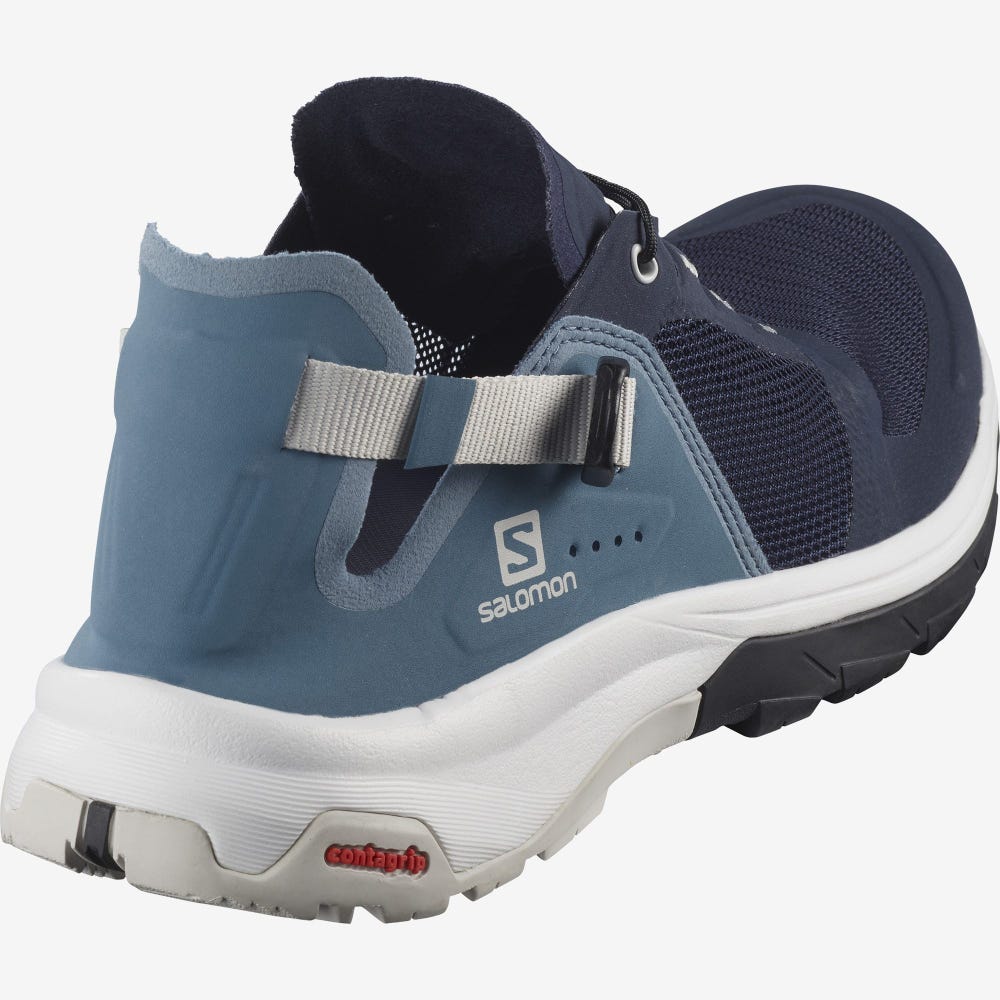 Salomon TECH AMPHIB 4 Wanderschuhe Herren Navy | NFQ-047126